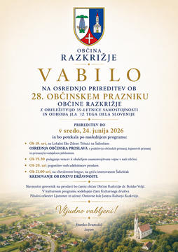 Vabilo 28. občinski praznik 2026